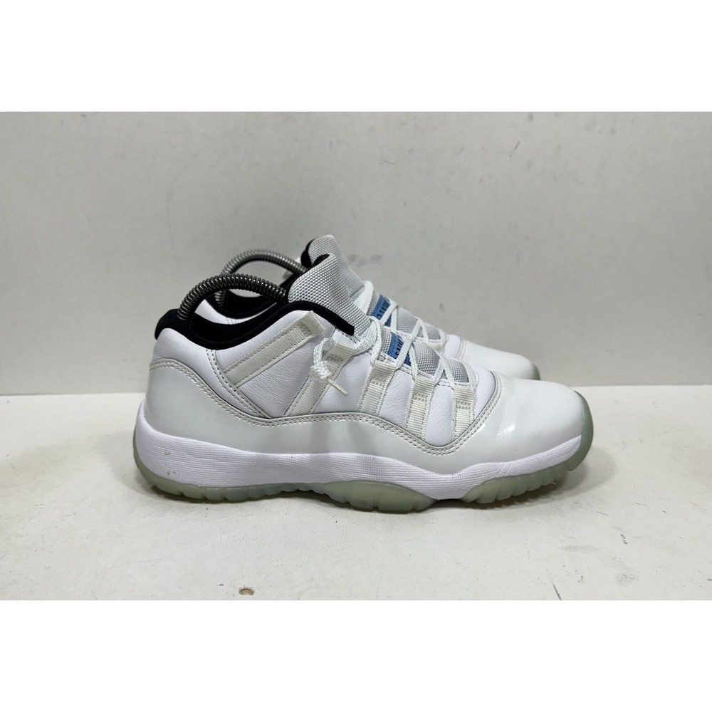 Jordan 11 Retro Low Legend Blue GS Size 6.5Y 528896-117 Shoes White